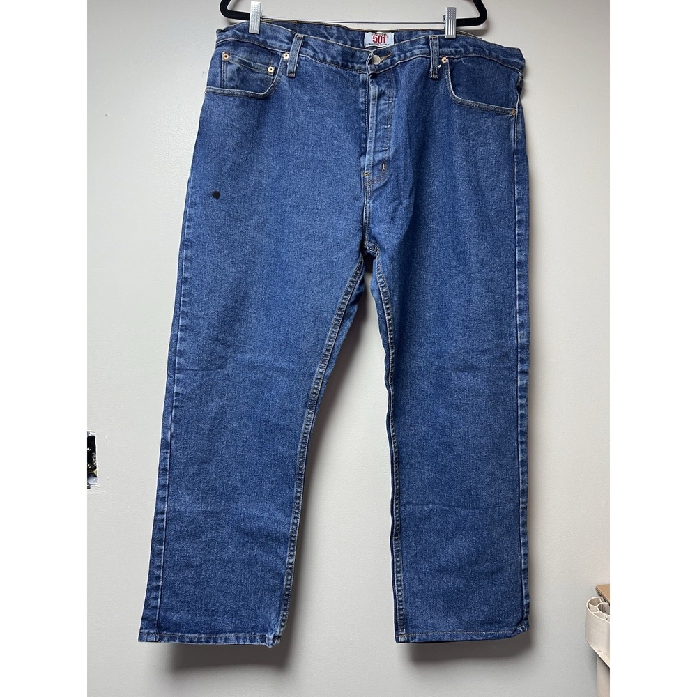 Levi 501 Men's Blue Jeans Size 44x30‎ Vintage